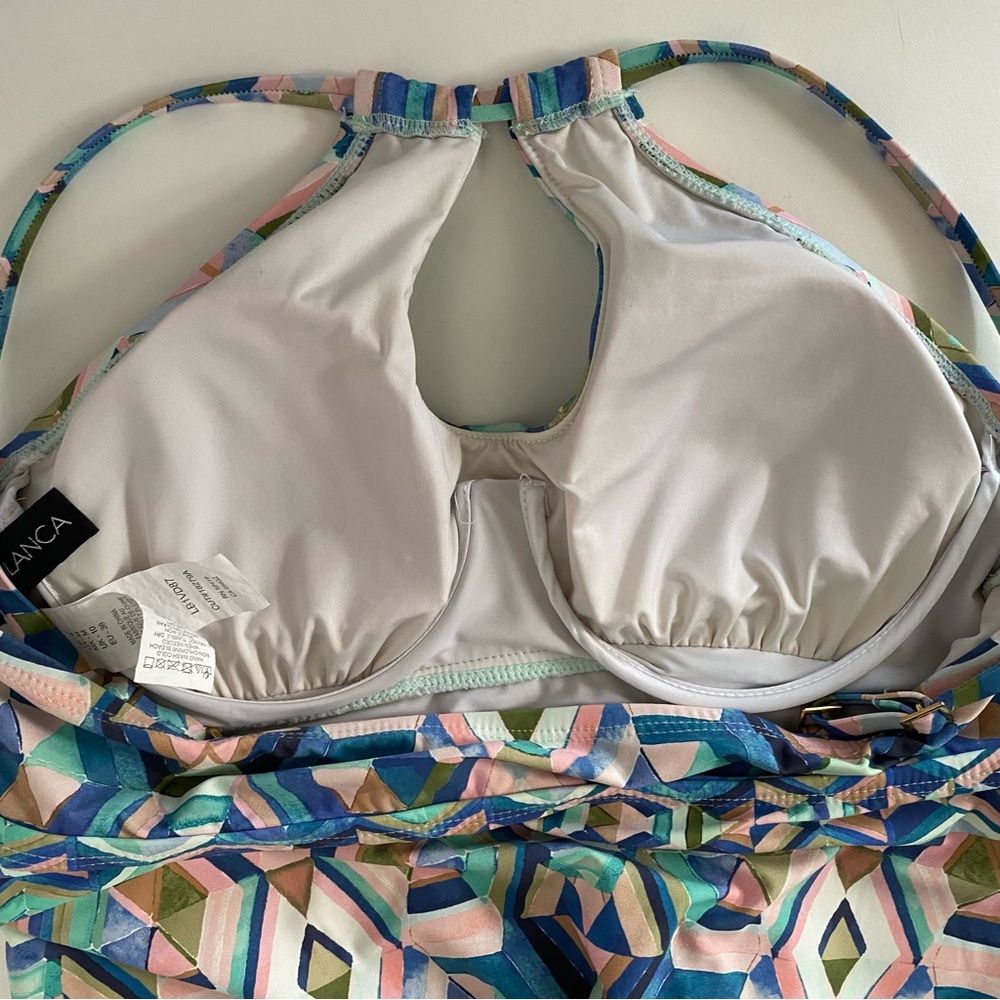 La Blanca Keyhole Tankini Bathing Suit Top. Size 6 - Picture 11 of 12